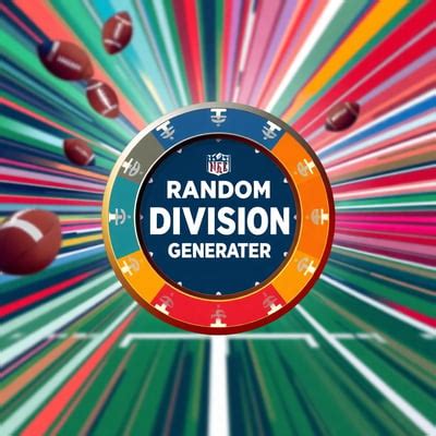 random nfl division generator.